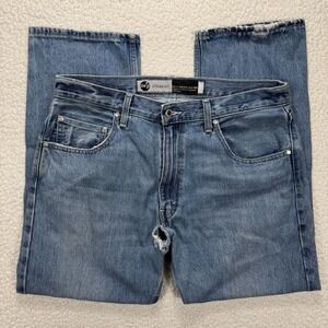 Levi's SilverTab Straight Jeans Men's 36x30 (Actual 36x29) 90s Grunge Streetwear